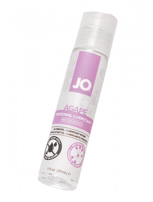 Лубрикант на водной основе для женщин JO AGAPE ORIGINAL - 30 мл. - System JO - купить с доставкой в Домодедово