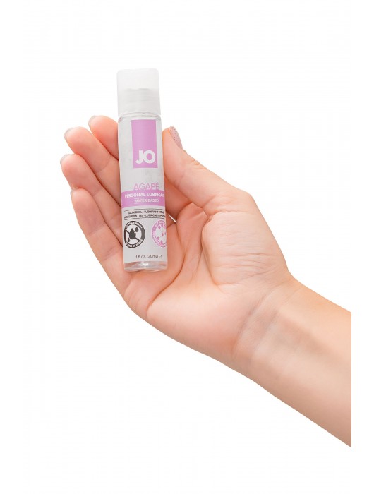 Лубрикант на водной основе для женщин JO AGAPE ORIGINAL - 30 мл. - System JO - купить с доставкой в Домодедово