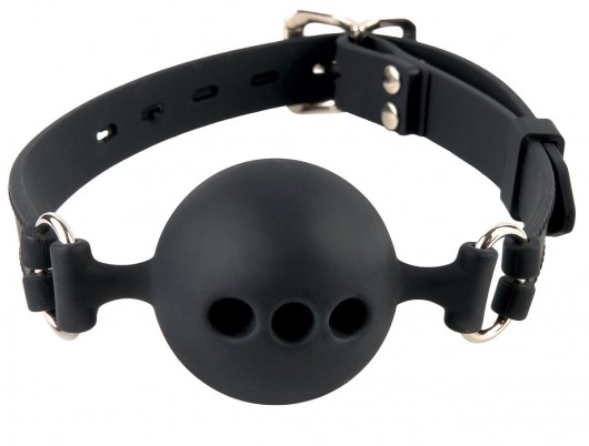 Силиконовый кляп-шар с отверстиями для дыхания Silicone Breathable Ball Gag Small - Pipedream - купить с доставкой в Домодедово