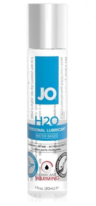 Возбуждающий лубрикант на водной основе JO Personal Lubricant H2O Warming - 30 мл. - System JO - купить с доставкой в Домодедово