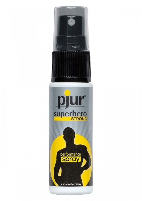 Спрей-пролонгатор длительного действия pjur SUPERHERO Strong Spray - 20 мл. - Pjur - купить с доставкой в Домодедово