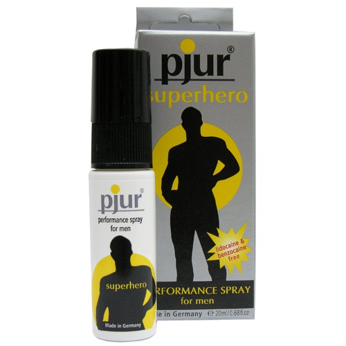 Пролонгирующий мужской спрей pjur SUPERHERO spray - 20 мл. - Pjur - купить с доставкой в Домодедово