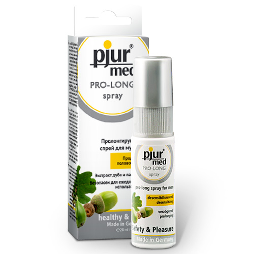 Пролонгирующий спрей с экстрактом дуба и пантенолом pjur MED Pro-long Spray - 20 мл. - Pjur - купить с доставкой в Домодедово