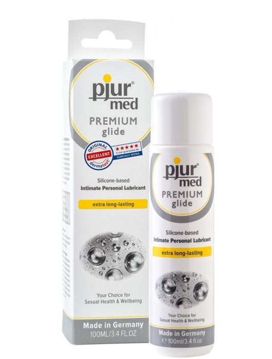 Гипоаллергенный силиконовый лубрикант pjur MED Premium glide - 100 мл. - Pjur - купить с доставкой в Домодедово