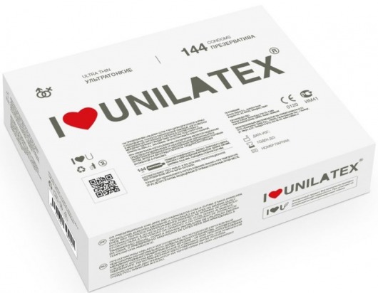 Ультратонкие презервативы Unilatex Ultra Thin - 144 шт. - Unilatex - купить с доставкой в Домодедово
