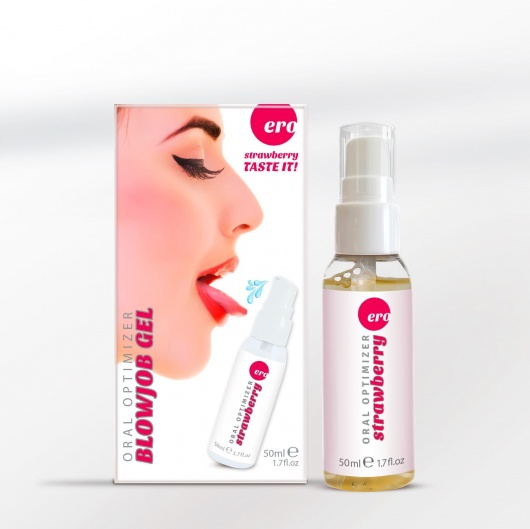 Увлажняющий гель для орального секса с ароматом клубники - 50 мл. - Ero - купить с доставкой в Домодедово