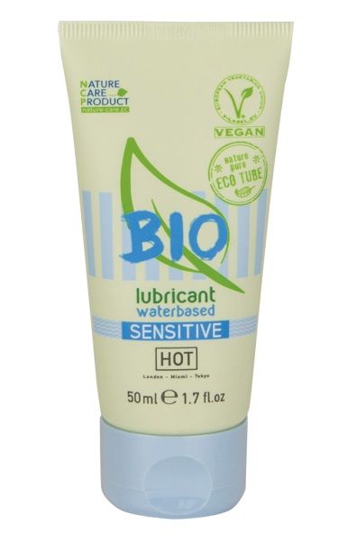 Органический лубрикант для чувствительной кожи Bio Sensitive - 50 мл. - HOT - купить с доставкой в Домодедово
