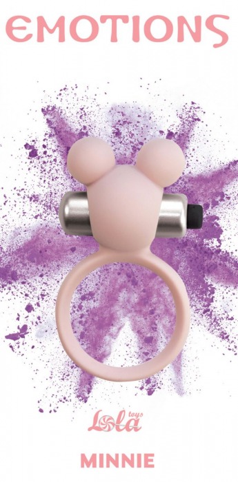 Розовое эрекционное виброколечко Emotions Minnie Light pink - Lola Games - в Домодедово купить с доставкой
