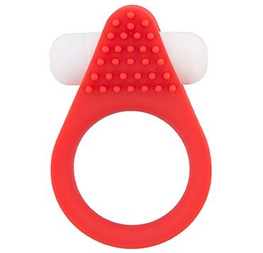 Красное эрекционное кольцо LIT-UP SILICONE STIMU RING 1 RED - Dream Toys - в Домодедово купить с доставкой