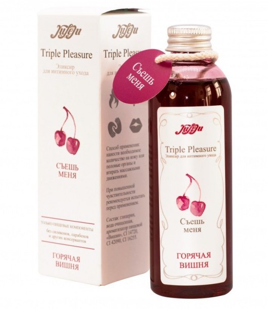 Эликсир Triple Pleasure  Горячая вишня  - 130 гр. - JULEJU - купить с доставкой в Домодедово