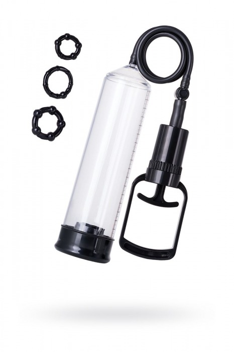 Вакуумная помпа A-toys с уплотнителем и эрекционными кольцами - A-toys - в Домодедово купить с доставкой