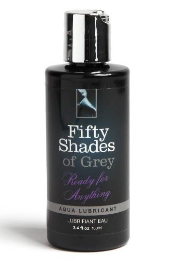 Лубрикант на водной основе Ready for Anything Aqua Lubricant - 100 мл. - Fifty Shades of Grey - купить с доставкой в Домодедово