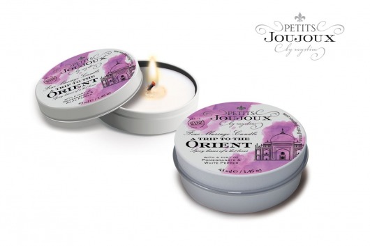 Массажная свеча Petits Joujoux Orient с ароматом граната и белого перца - 33 гр. - MyStim - купить с доставкой в Домодедово