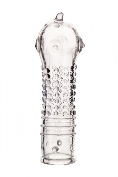 Прозрачная закрытая насадка на пенис TOYFA A-Toys - 14,7 см. - A-toys - в Домодедово купить с доставкой