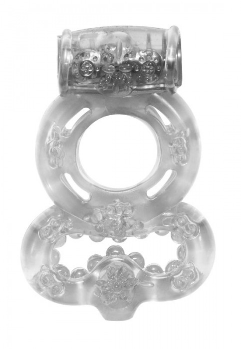 Прозрачное эрекционное кольцо Rings Treadle с подхватом - Lola Games - в Домодедово купить с доставкой