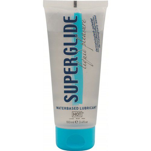 Интимная смазка на водной основе Superglide - 100 мл. - HOT - купить с доставкой в Домодедово