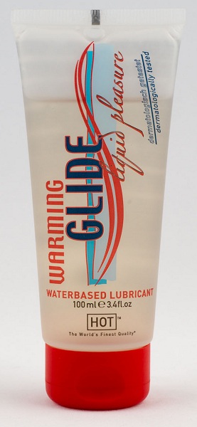Согревающая интимная смазка на водной основе Warming Glide - 100 мл. - HOT - купить с доставкой в Домодедово