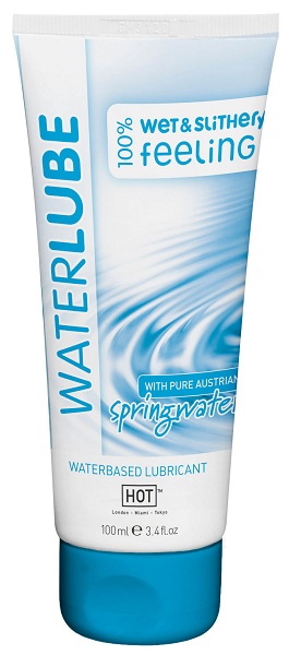 Лубрикант на основе чистой родниковой воды WaterLube - 100 мл. - HOT - купить с доставкой в Домодедово