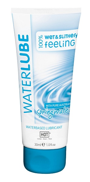 Гель-смазка на основе чистой родниковой воды WaterLube - 30 мл. - HOT - купить с доставкой в Домодедово