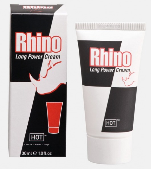 Крем-пролонгатор для мужчин Rhino - 30 мл. - HOT - купить с доставкой в Домодедово