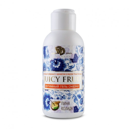 Интимный гель на водной основе JUICY FRUIT с ароматом пина колада - 100 мл. - БиоМед - купить с доставкой в Домодедово