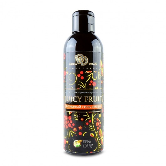 Интимный гель на водной основе JUICY FRUIT с ароматом пина колада - 200 мл. - БиоМед - купить с доставкой в Домодедово