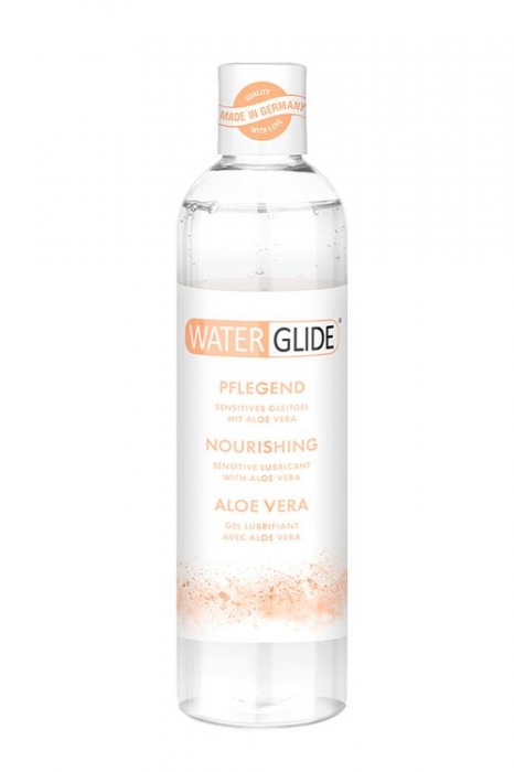 Лубрикант на водной основе с алоэ вера NOURISHING - 300 мл. - Waterglide - купить с доставкой в Домодедово