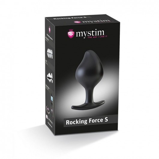 Анальная пробка Rocking Force S для электростимуляции - 9,5 см. - MyStim - купить с доставкой в Домодедово