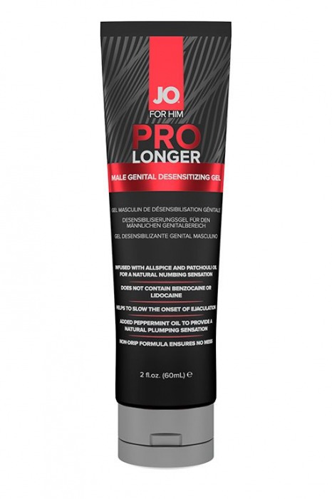 Гель-пролонгатор умеренного действия для мужчин JO Prolonger Gel – 60 мл. - System JO - купить с доставкой в Домодедово