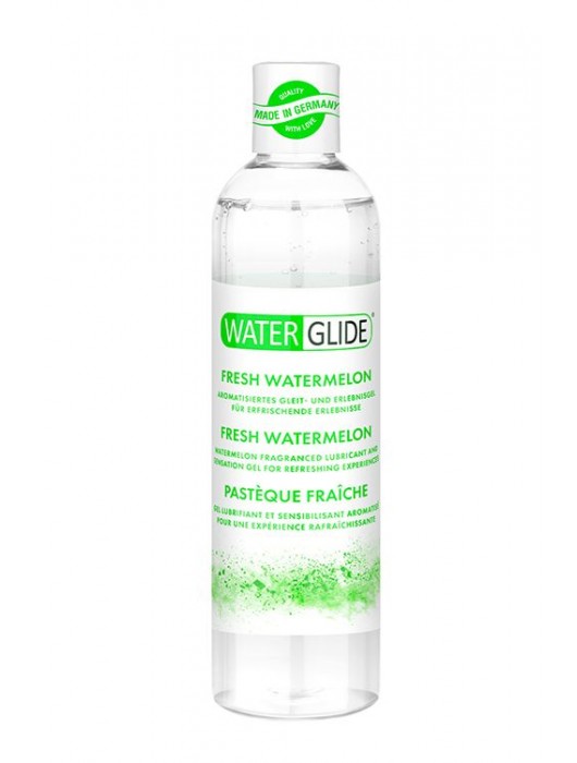Лубрикант на водной основе с ароматом арбуза WATERGLIDE FRESH WATERMELON - 300 мл. - Waterglide - купить с доставкой в Домодедово