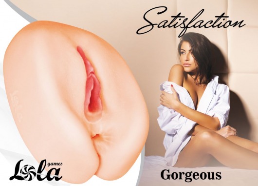 Мастурбатор с 2 тоннелями Satisfaction Gorgeous - Lola Games - в Домодедово купить с доставкой
