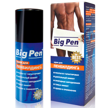 Крем Big Pen для увеличения полового члена - 50 гр. - Биоритм - в Домодедово купить с доставкой