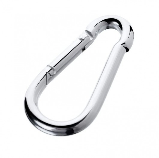 Серебристый карабин TOYFA Metal - ToyFa - купить с доставкой в Домодедово