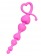 Розовая силиконовая анальная цепочка Sweety - 18,5 см. - ToyFa в Домодедово Розовая силиконовая анальная цепочка Sweety - 18,5 см. - ToyFa