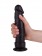 Крупный чёрный фаллоимитатор без мошонки - 20,5 см. - LOVETOY (А-Полимер) купить с доставкой в интернет-магазине Orgasmix в Домодедово Крупный чёрный фаллоимитатор без мошонки - 20,5 см. - LOVETOY (А-Полимер)