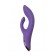 Фиолетовый вибратор-кролик Fingie с функцией Come-Hither - 21,6 см. - JOS
