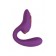 Фиолетовый вибромассажер с клиторальной стимуляцией Megam - ToyFa купить в Домодедово с доставкой в Orgasmix.ru Фиолетовый вибромассажер с клиторальной стимуляцией Megam - ToyFa