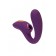Фиолетовый вибромассажер с клиторальной стимуляцией Megam - ToyFa купить в Домодедово с доставкой в Orgasmix.ru Фиолетовый вибромассажер с клиторальной стимуляцией Megam - ToyFa