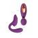 Фиолетовый вибромассажер с клиторальной стимуляцией Megam - ToyFa купить в Домодедово с доставкой в Orgasmix.ru Фиолетовый вибромассажер с клиторальной стимуляцией Megam - ToyFa