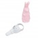 Розовый виброзайчик 4PLAY FINGER RING VIBE RABBIT PINK - NMC купить в Домодедово с доставкой в Orgasmix.ru Розовый виброзайчик 4PLAY FINGER RING VIBE RABBIT PINK - NMC